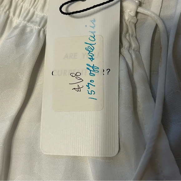 NWT Current Air Womens M‎ Hannah Floral Jacquard Short Sleeve Split Neck Top - Picture 5 of 9